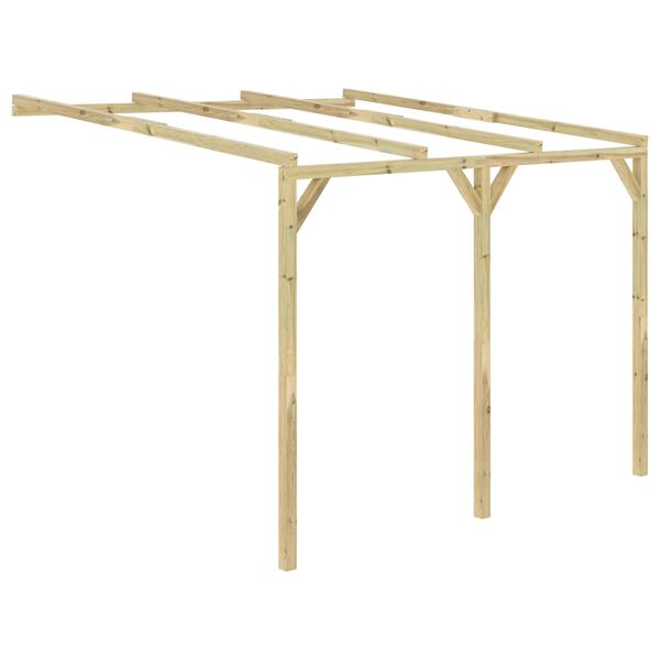 vidaXL Lean-To Pergola 3x3x2.1 m Wood