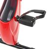 vidaXL Magnetic Exercise X-Bike with Pulse Measurement Black and Red
