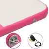 vidaXL Inflatable Gymnastics Mat with Pump 200x200x10 cm PVC Pink
