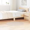 vidaXL Anti-slip Shaggy Rug Cream 90 x 90 cm PP