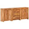 vidaXL Sideboard with 3 Drawers and 4 Doors Solid Wood