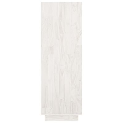 vidaXL Book Cabinet/Room Divider White 80x35x103 cm Solid Pinewood