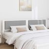 vidaXL Headboard Other White 180 cm Solid pine wood