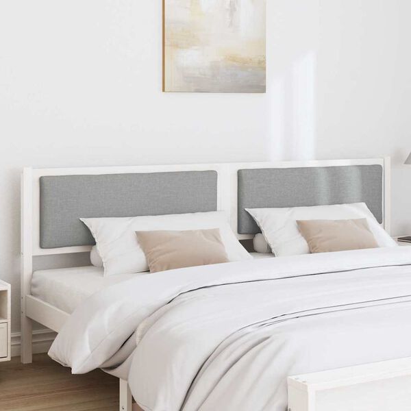 vidaXL Headboard Other White 180 cm Solid pine wood