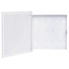 vidaXL Key Box with Magnetic Board White 35x35x4 cm