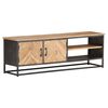 vidaXL TV Cabinet 120x30x40 cm Solid Acacia Wood