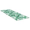 vidaXL Sun Lounger Cushion Leaf Pattern Oxford Fabric