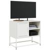 vidaXL TV Cabinet White 68x39x60.5 cm Steel