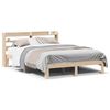 vidaXL Bed Frame with Headboard without Mattress 160x200 cm