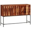 vidaXL Sideboard 110x28x76 cm Solid Wood Acacia