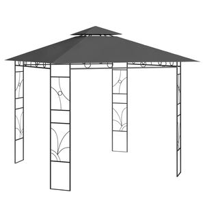 vidaXL Gazebo 3x3x2.7 m Anthracite 160 g/m&sup2;