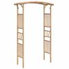 vidaXL Rose Arch | Natural Bamboo | Large | Decorative Inlays | Bamboo Rose Arch