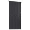 vidaXL Garden Shed Anthracite 118.5x97x209.5 cm Galvanised Steel