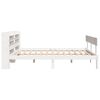 vidaXL Bed Frame without Mattress White 140x200 cm Solid Wood Pine