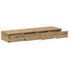 vidaXL Bed Drawers Artisan Oak 120 x 36.5 x 16.5 cm Engineered Wood