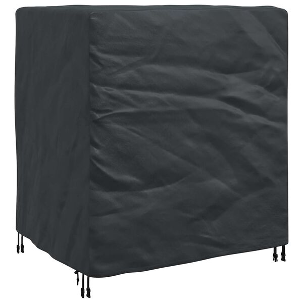 vidaXL Furniture Cover Plain Black 116 x 100 x 120 cm 420D