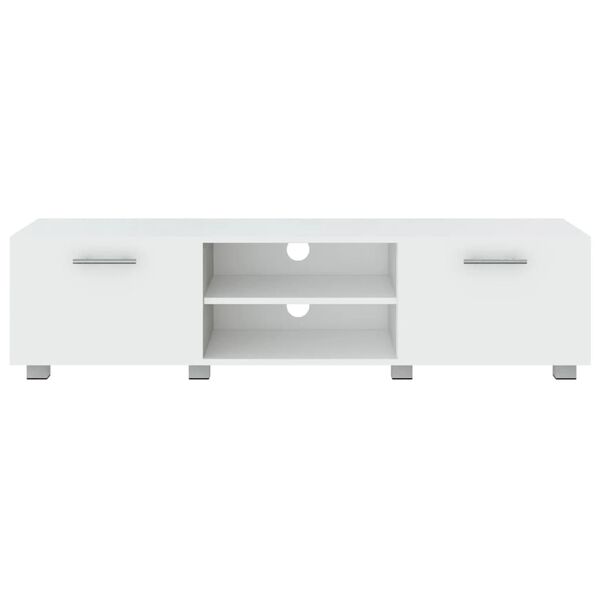 vidaXL TV Cabinet White 140x40x35 cm Engineered Wood