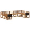 vidaXL Outdoor Sofa Set 9 pcs Natural Solid Acacia Wood