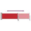 vidaXL Patio Retractable Side Awning 60x300 cm Red
