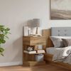 vidaXL Bedside Cabinet Artisan Oak 40x35x65 cm Engineered Wood