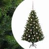 vidaXL Artificial Christmas Tree with Bauble 120 cm 150 LEDs
