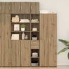 vidaXL Storage Cabinet 2 pcs Artisan Oak 30 x 42.5 x 225 cm