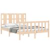 vidaXL Bed Frame without Mattress 140x190 cm Solid Wood Pine