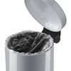 Hailo Pedal Bin Solid S 3L Silver