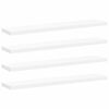 vidaXL Floating Wall Shelves 4 pcs White 120x23.5x3.8 cm MDF