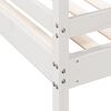 vidaXL Bunk Bed without Mattress 90x200/140x200 cm White Solid Wood