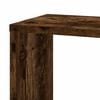 vidaXL Wall Corner Shelf Smoked Oak 45x45x147 cm Engineered Wood