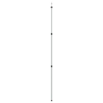 vidaXL Telescopic Tarp Pole with Length of 102-260 cm Aluminum