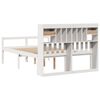 vidaXL Bookcase Bed without Mattress White 140x190 cm Solid Wood Pine