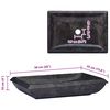vidaXL Sink Black 50x35x10 cm Marble