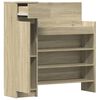 vidaXL Shoe Cabinet Sonoma Oak 100.5x28x100 cm Engineered Wood