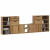 vidaXL 5 Piece TV Units with Storage ODDA Solid Wood Pine