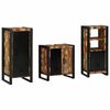 vidaXL Bathroom Furniture Set 3 pcs Multicolour and Black