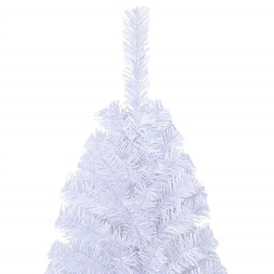 vidaXL Artificial Christmas Tree with Thick Branches White 120 cm PVC