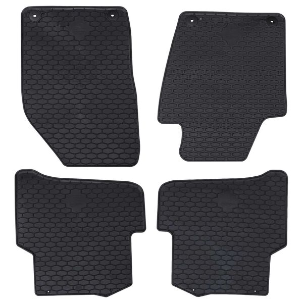 vidaXL Car Mat 4 pcs Black suitable for FABIA III 2014-2022 Rubber