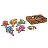 UNIDRAGON 193 Piece Wooden Jigsaw Puzzle Playful Parrots Medium 44x25 cm