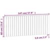vidaXL Wall Headboard Honey Brown 147x3x60 cm Solid Wood Pine