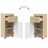 vidaXL Bathroom Cabinet Set TULUM Sonoma Oak 37 x 31.5 x 82 cm