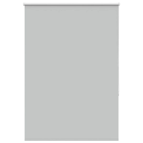 vidaXL Roller Blind Blackout Light Grey 110x150 cm Fabric Width 105.7 cm Polyester
