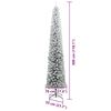 vidaXL Artificial Christmas Tree with 300 LEDs with Stand Green 300 cm