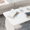 vidaXL Coffee Table White 80 x 50 x 31 cm Solid pine wood