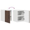 vidaXL Kitchen Cabinet with Storage Kalmar Brown Oak 30 x 31 x 40 cm
