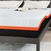vidaXL Mattress White and Grey 140 x 190 cm Foam