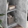 vidaXL Highboard Concrete Grey 31.5 x 32 x 122.5 cm