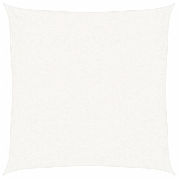 vidaXL Sunshade Sail HDPE Square 2x2 m White