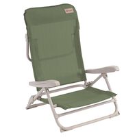 Outwell Folding Beach Chair Seaford Green Vineyard